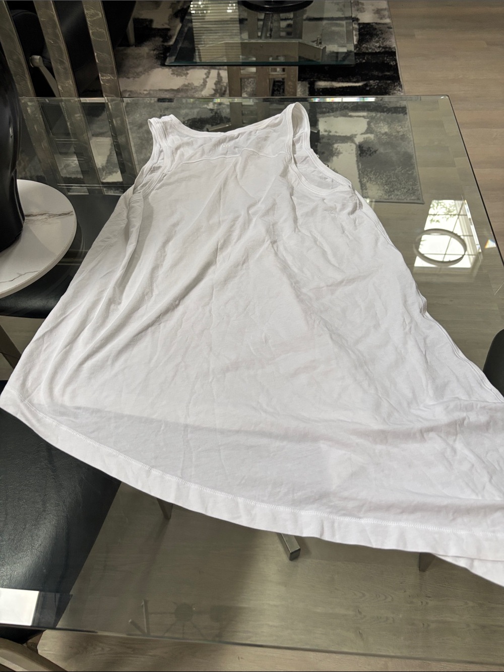 lululemon athletica White Relaxed Racerback Tank